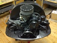 motor ist nun schwarz in schwarz mit schwarzen details